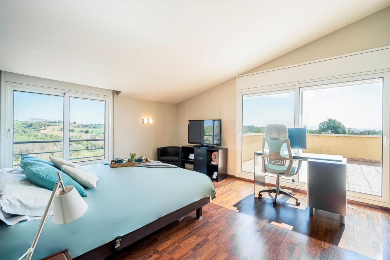 Llica d'Amunt Casa Familiar Con Piscina 빌라 외부 사진